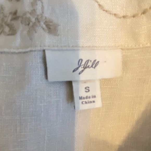 J. Jill Linen Embroidered Blazer - Picture 2 of 9